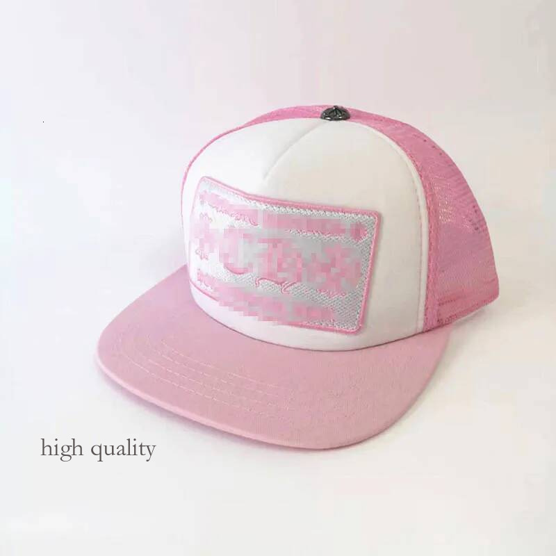 Chrome Hat Designer Chromed Embroidered Luxury Cross Caps High Quality Brand Trucker Black Male Female Fashion Luxe Classic Cross Baseball Chrome Ca