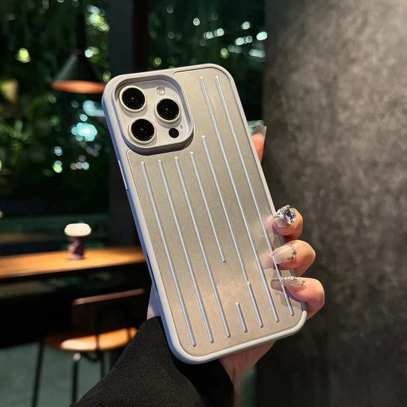 best-selling product fashion phone designer suitcase Apple iPhone 18 Pro Max 17 16 15 high-quality aluminum alloy luxury protective case with MagSaf