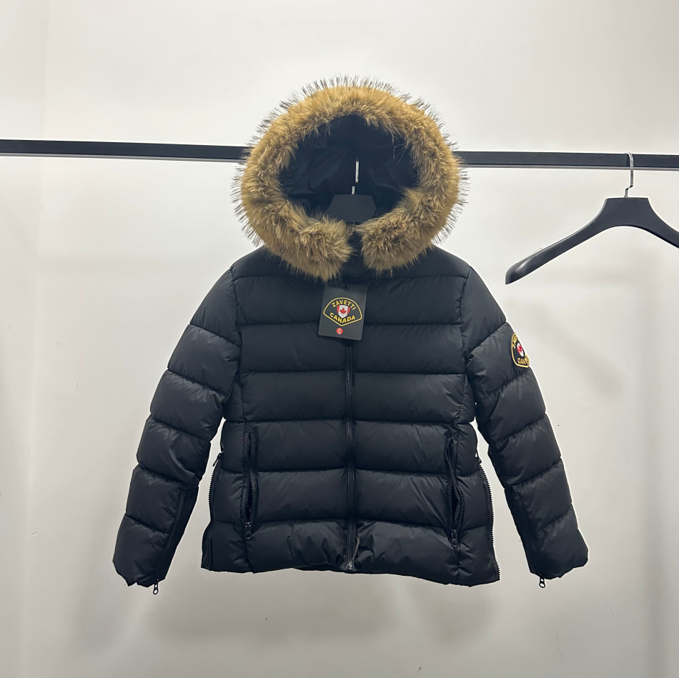 ZAVETTI CANADA Designer women's down jacket quilted high-quality winter coat warm windproof lightweight casual outerwear for women XS-L