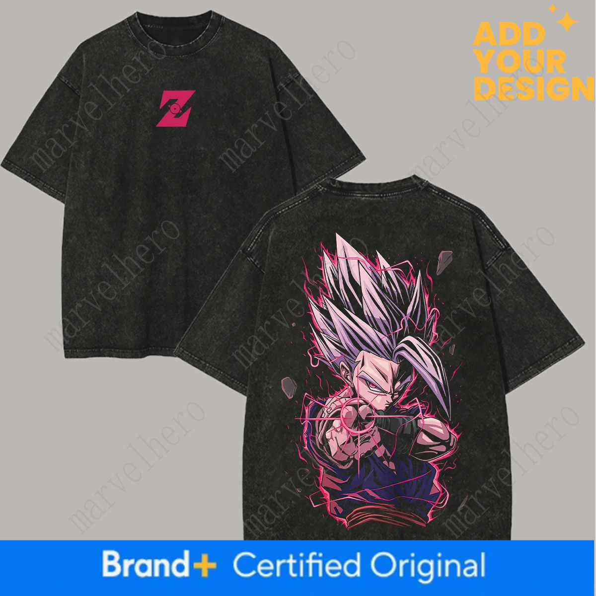 Dragon Ball Kame Sennin Master Roshi Oversized Vintage Anime Washed T Shirt Spring Men S Women Casual Tee Top
