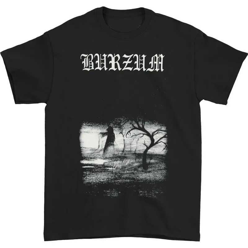 Norwegian Black Metal Band BURZUM Rock Dark Punk Casual T-shirt Men's and Women's Luxury Band Brand Top 2026 New Q261015