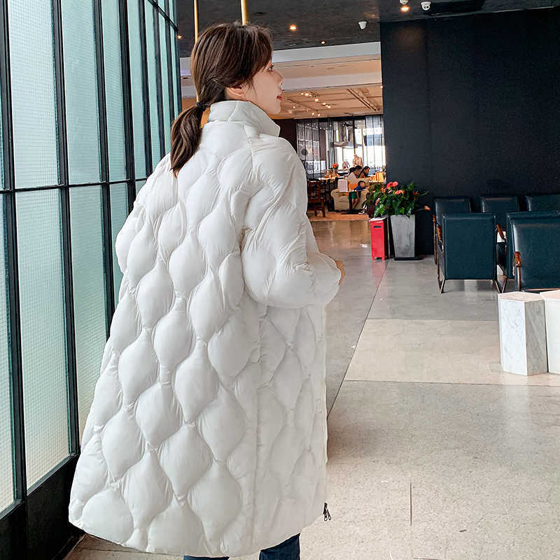 womens winter jackets woman in the park ladies down jacket lapel midlength white duck down to warm S261014CQTR