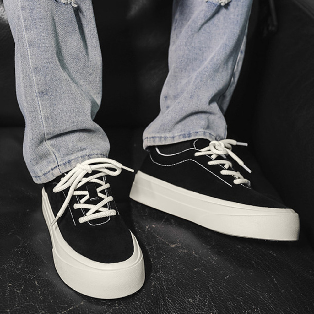 New Simple Shoes, Thick-Soled Height-Increasing Low-Top Trendy Sports Casual Sneakers, Men's