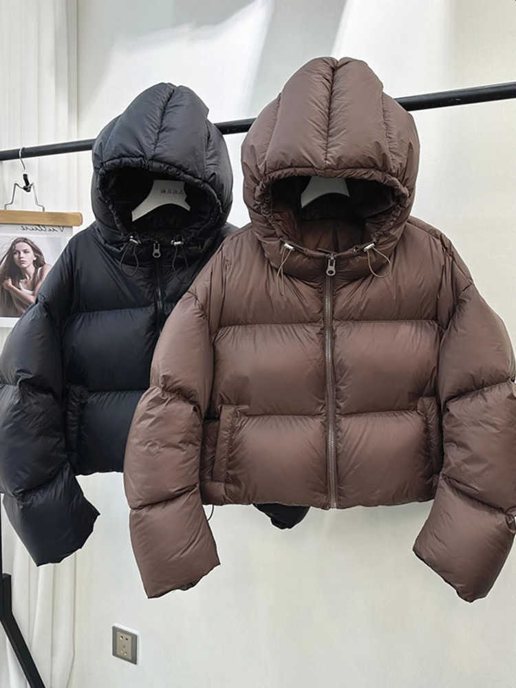 Strtwear Jmprs Women Puffy Coat Long Slve Parkas Winter Warm Thick All Match Solid Cotton Down Jackets S2610142K6R