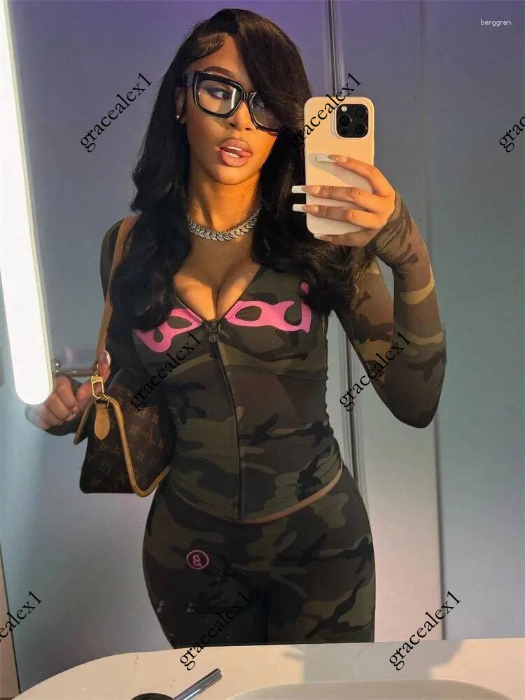 Women's Two Piece Pants 2025 Fall Casual Tracksuits Women Sets Long Sleeve Top Elasticity Streetwear Sports 2 Pink Matching Outfits