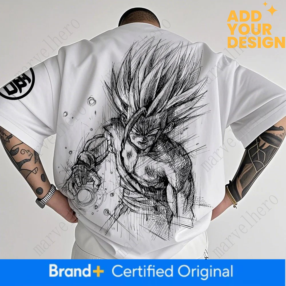 New Dragon Ball Z Themed T Shirt Breathable Elastic Comfortable Stylish Great For Anime Fan