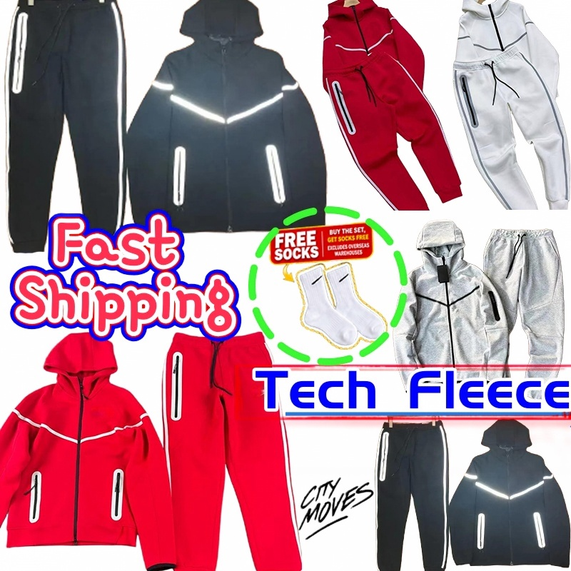 Tech fleece tracksuit Designer sports jackets casual jackets for men reflective hoodie spring autumn warm tech fleece hoodie mens womens zip up jack