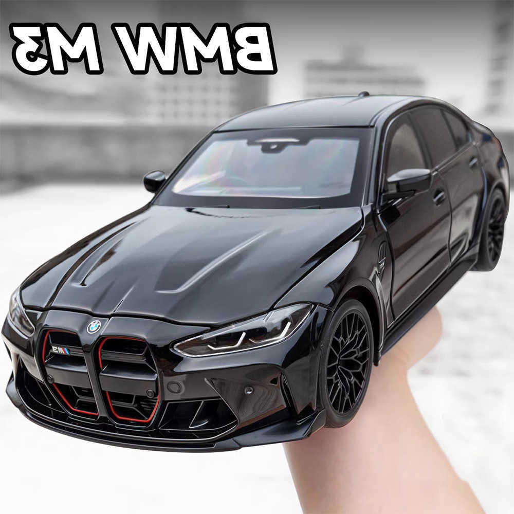 M3 BMW 1 CS 18 LCI Sports Car Diecast Model Alloy Toys Doors Opened Front Whl String Shock Absorption Gifts for Friends M261015