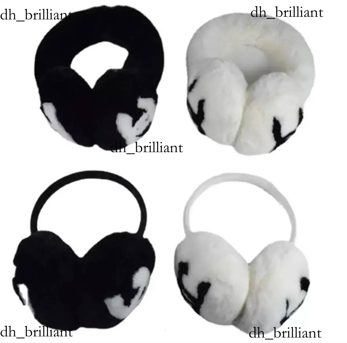 Womens Designer Ear Muffs Classic Winter Mens Fuzzy Earmuffs Female Rabbit Fleece Brand Fashion Designers Warm Plush Scarf 2312271D Hot