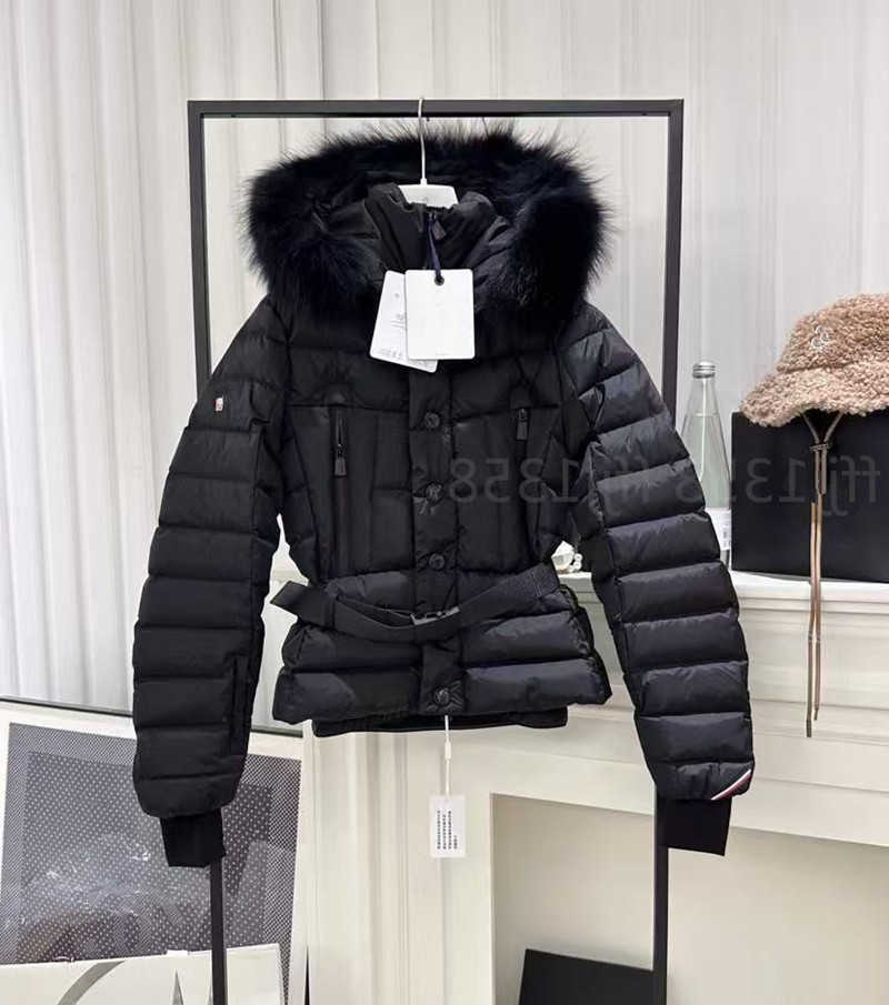 Women Ski Down Jacket Womens Fur Retro Warm Jackets Thickened Short Windbreaker Pocket Outsize Coat B66998 S26101462WF