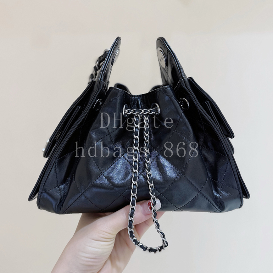 Master quality 25 Mini Hobo bag Designer Shoulder bag Handbag Shopping bags Luxury Genuine Leather Tote 22cm With box X700B