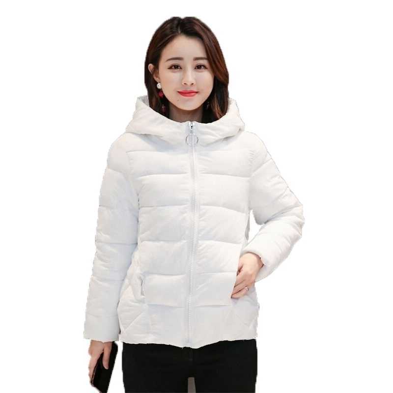 Short Winter Womens Jacket Large Size 4XL 5XL 6XL 7XL Female Hood Women Parka Plus Size Cotton Down Jacket Autumn S261014L7CF