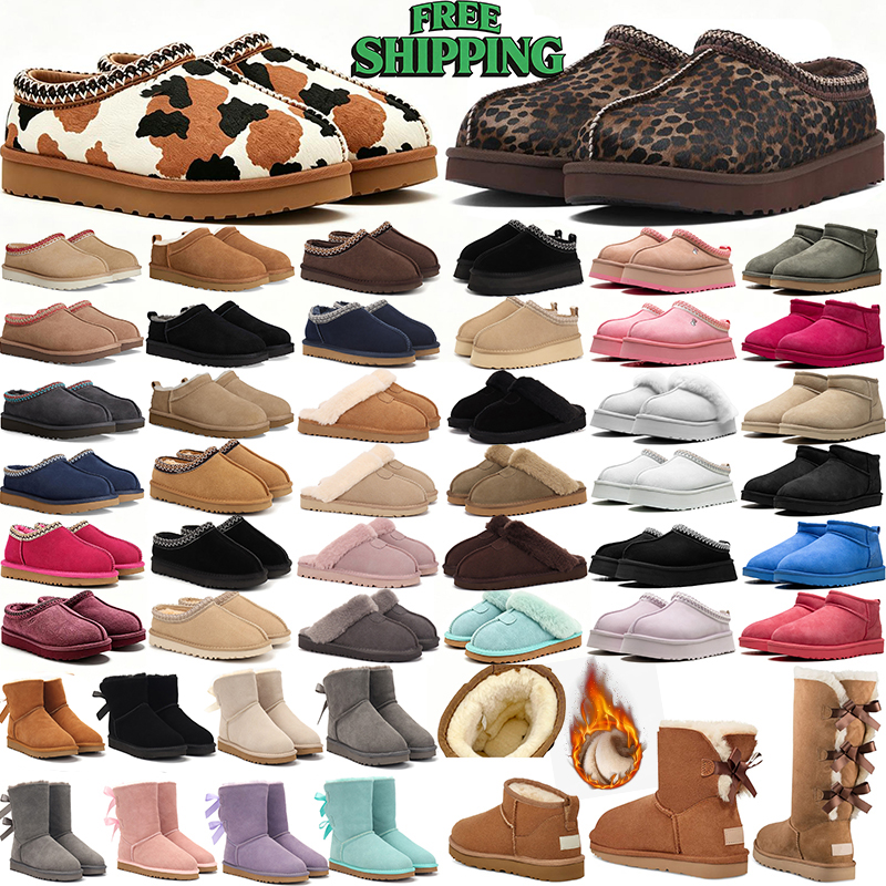 uggswomens boot designer boots women winter tasman tazz slippers australia snow fur boot platform booties mens comfortable warm shoes classic mini a