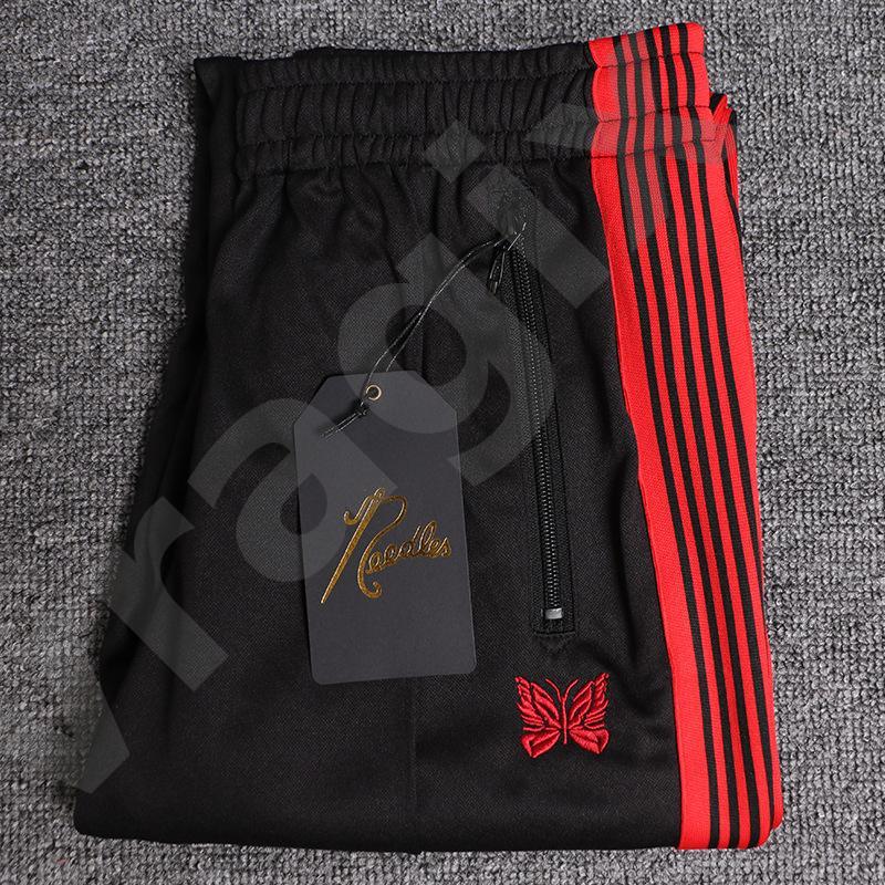 Designer Hommes Vintage Side Stripe Straight Fit Pantalon de survêtement Ceinture élastique Coupe ample Couleur unie Style de rue Usure quotidien