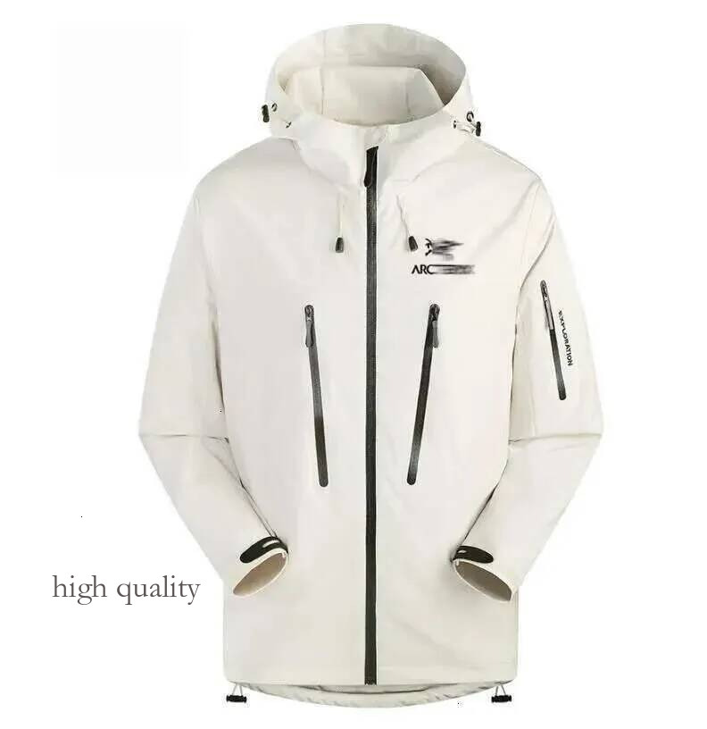 Arc Jacket Jackets Mens Arctyrexjacket Designer Lightweight Hood Windbreaker Hard Shell Waterproof Outdoor Sports Versatile Travel Hiking Climb Arcs