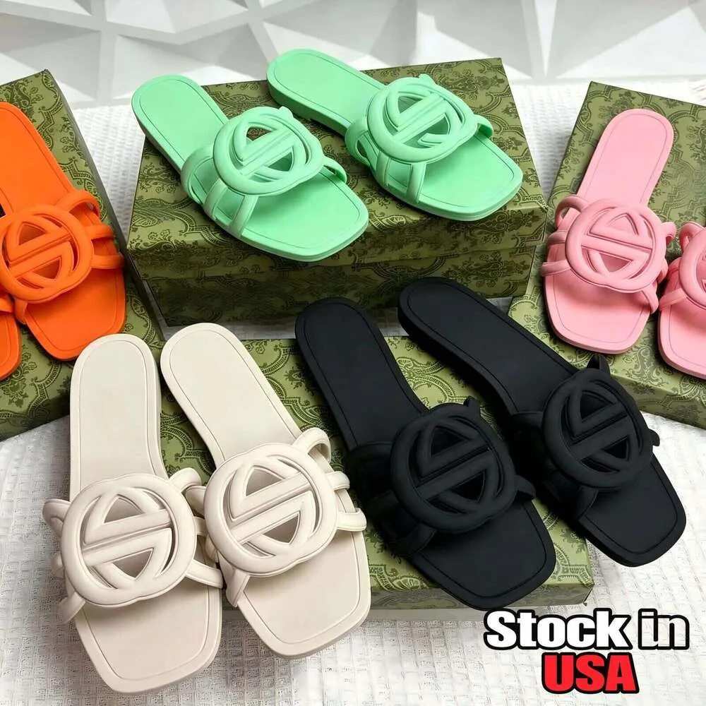 Sandales de créateurs Femmes Pantoufles Flatform Sliders Chaussures Bas Tongs Summer Beach Jelly Script Orange Noir Rose Automne Mules Extérieur
