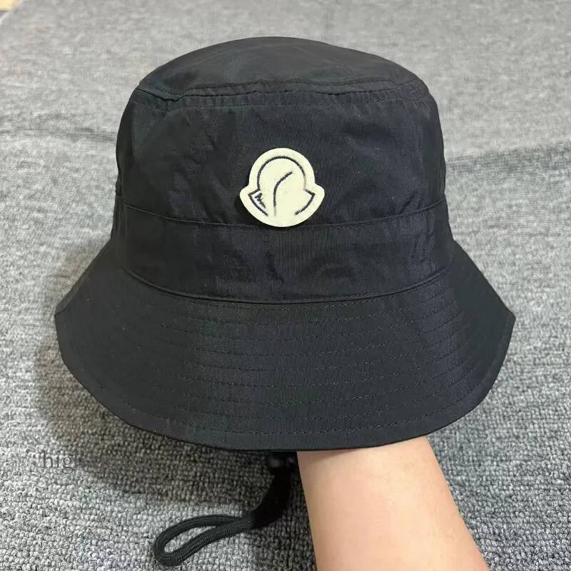 Designer Wide Brim Monchichi Hats Brand Embroidered Washed Fisherman Hat Mens Womens Casual Cotton Large Outdoors Travel Joker Sunhat E5e