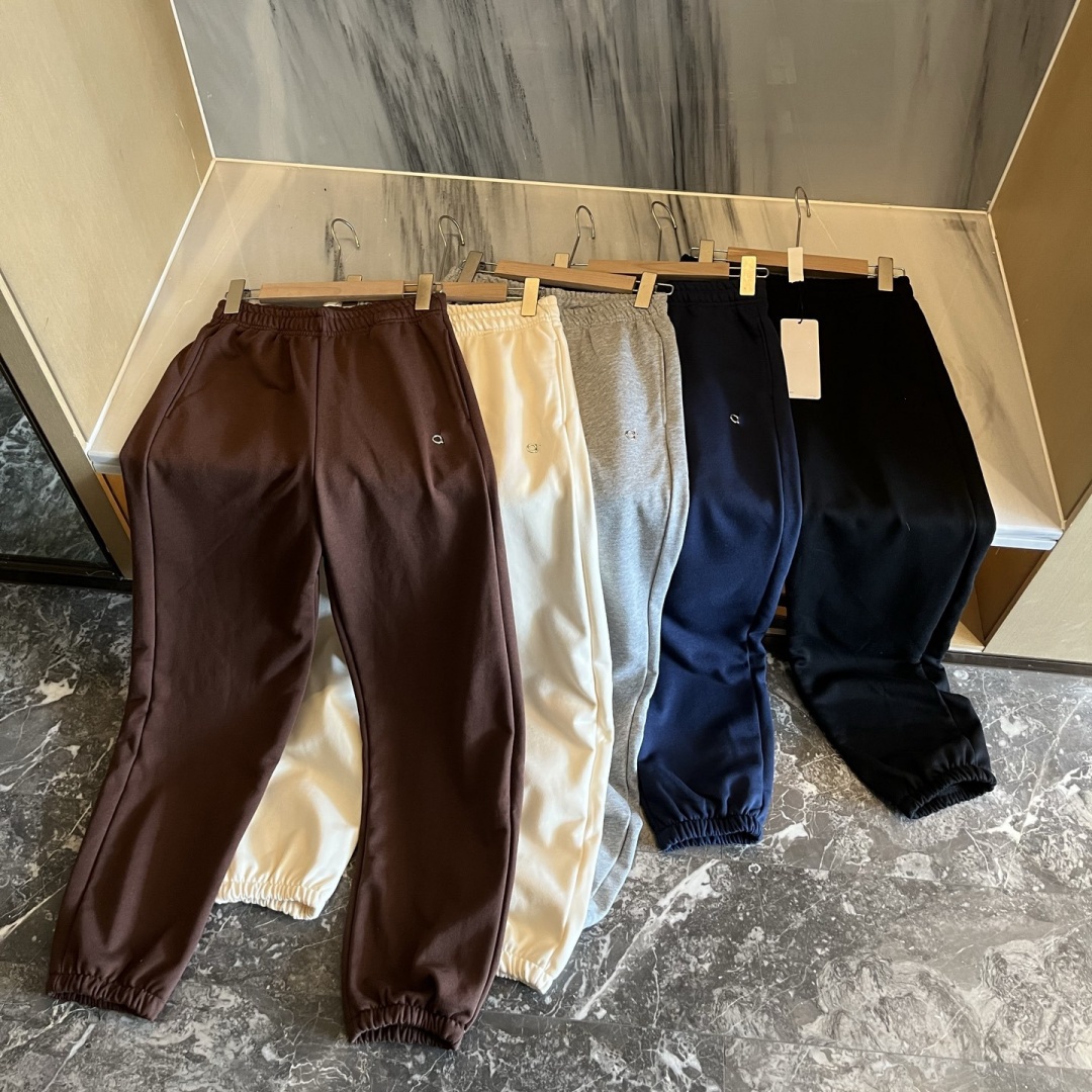 5A Pantalon de survêtement de sport respirant et anti-transpiration Vêtements de sport décontractés Polyvalent Pantalon long ample taille haute P