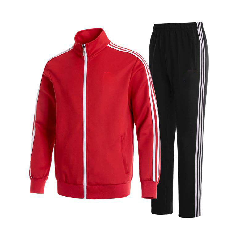 mens striped designer strack tracksuit classic black white 2peice men women sports set zip up jackets and sweatpants running suit clothes s-5xl
