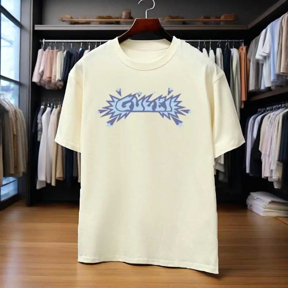 Summer Street Latest Luxury Brand Y2K Top T-shirt Pure Cotton Large Size Round Neck Casual Men's Top T-shirt Q261015
