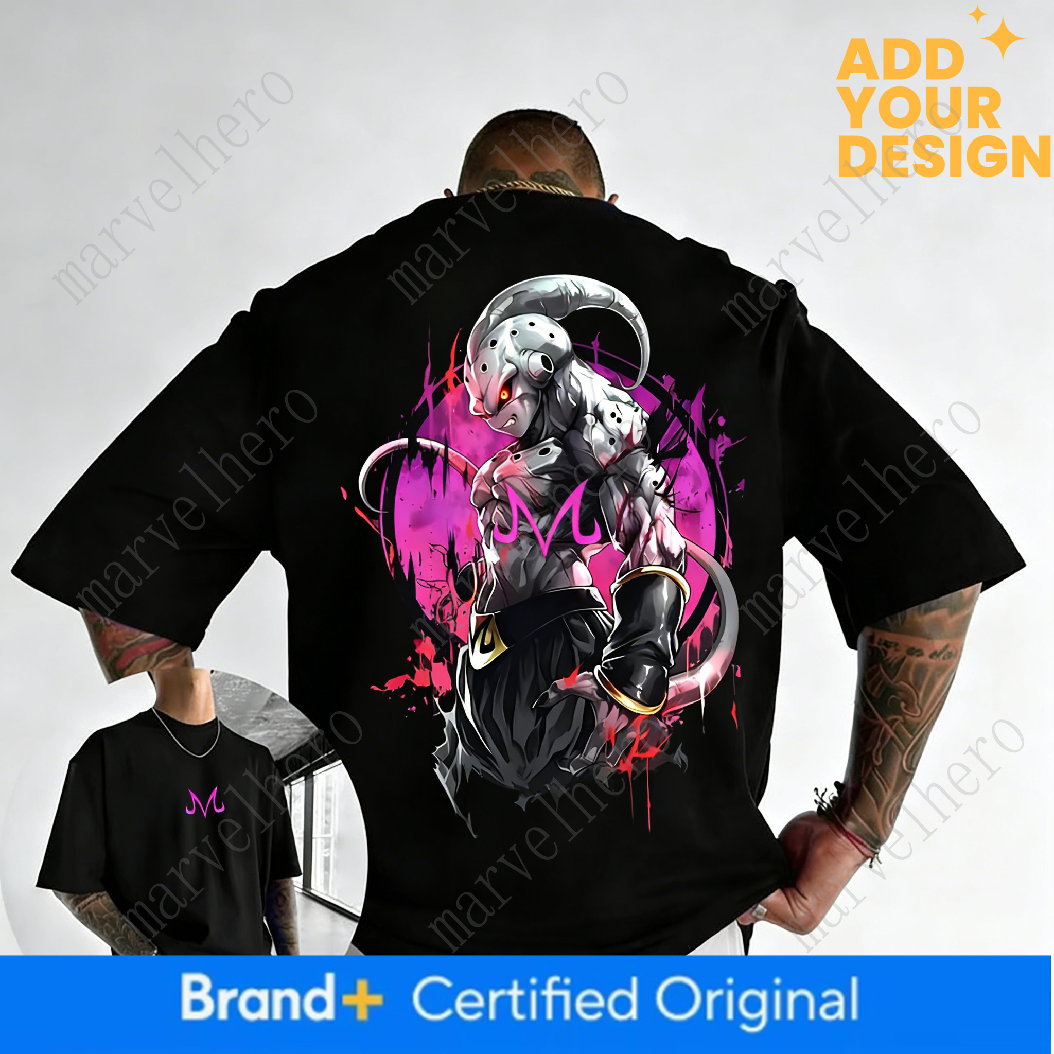 Dragon Ball Anime T Shirt New Majin Buu Printed Men S And Women S Trendy Versatile Casual Short Sleeve Top