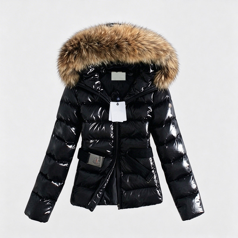 Womens Designer Long Down Monclaircoat Jacket Winter Parkas Coats Top Quality Women Casual Outdoor Fur Collar Outwear Thicken Windproof And Warm Out