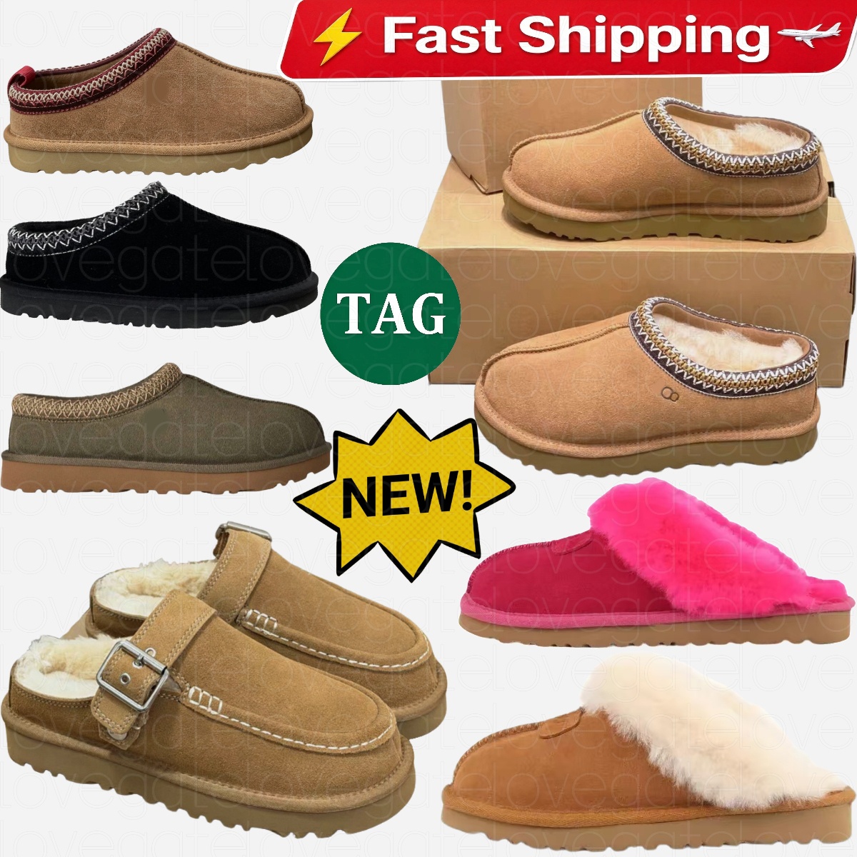 Tasman Designer Boot slides sandals Women men Fur Classic Mustard Seed Chestnut Sand Black Ultra Mini Platform Slip-on Les Petites Suede Wool Seal W