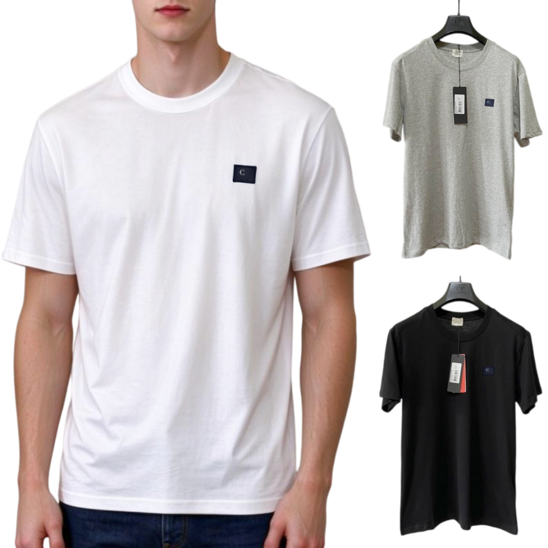 Classic CP T-Shirt Designer shirt c.p clothes Mens Womens Crew Neck Tees Trendy Brand tshirts Cotton Short Sleeve Casual t shirts Solid Color Basic