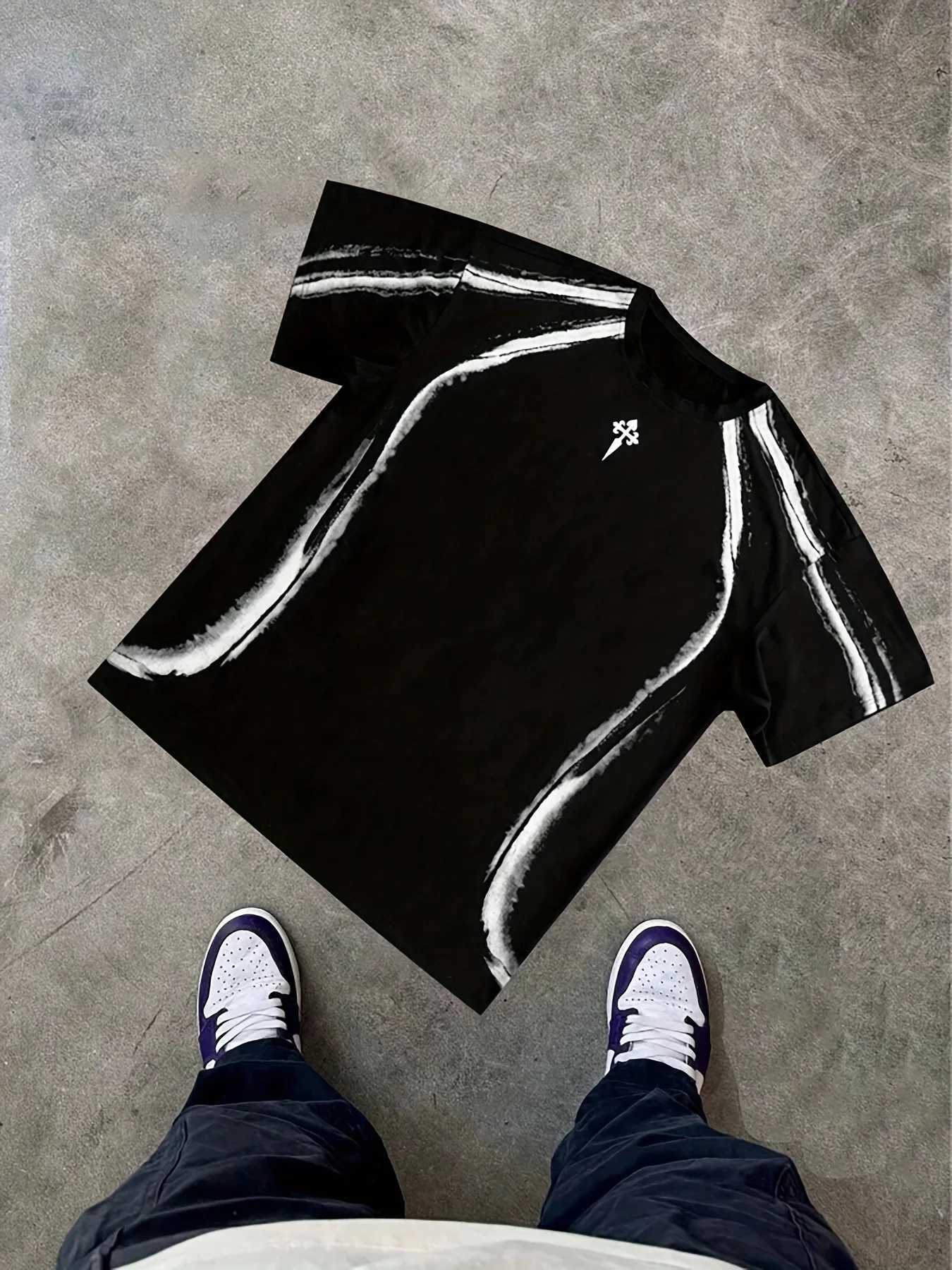 2026 Summer New Men's T-shirt with 3D Pattern - Street Casual Fashion Comfortable Soft Breathable Q261015
