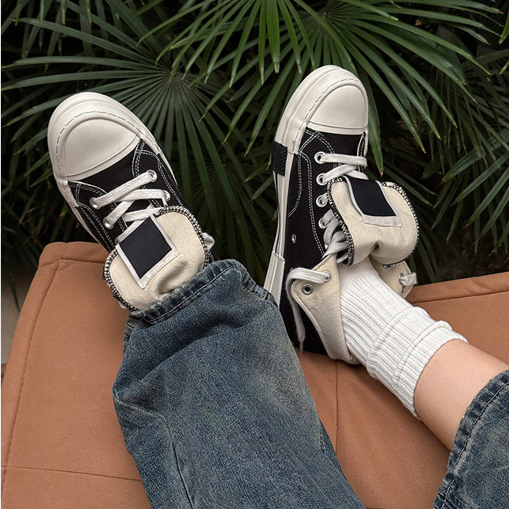 2026 New Niche High-Top Canvas Shoes For Men, Versatile Student Casual Men's Shoes, Sports Sneakers