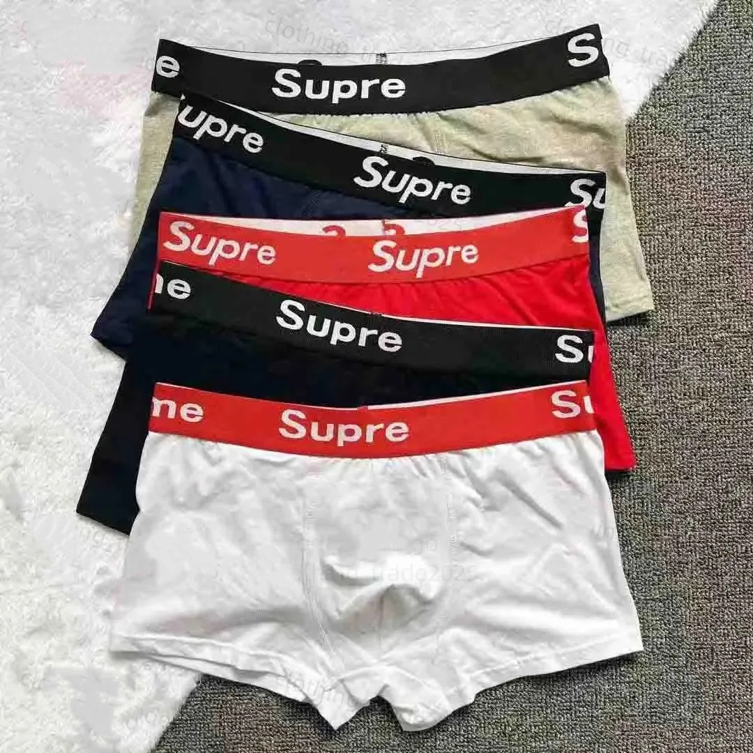 3 pieces supremely Mens Briefs Boxers supremely underware Fashion men Underwear classic Designer Cotton Briefs shorts Underpants supremely boxers 7h