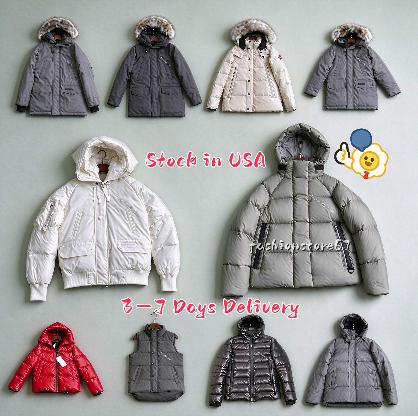 Men Women Winter Parka Jacket With Real Fur Hood Thick Warm Windproof Puffer Coat Outdoor Ski Outerwear Short And Mid Length Multi Pocket Parkas 5A