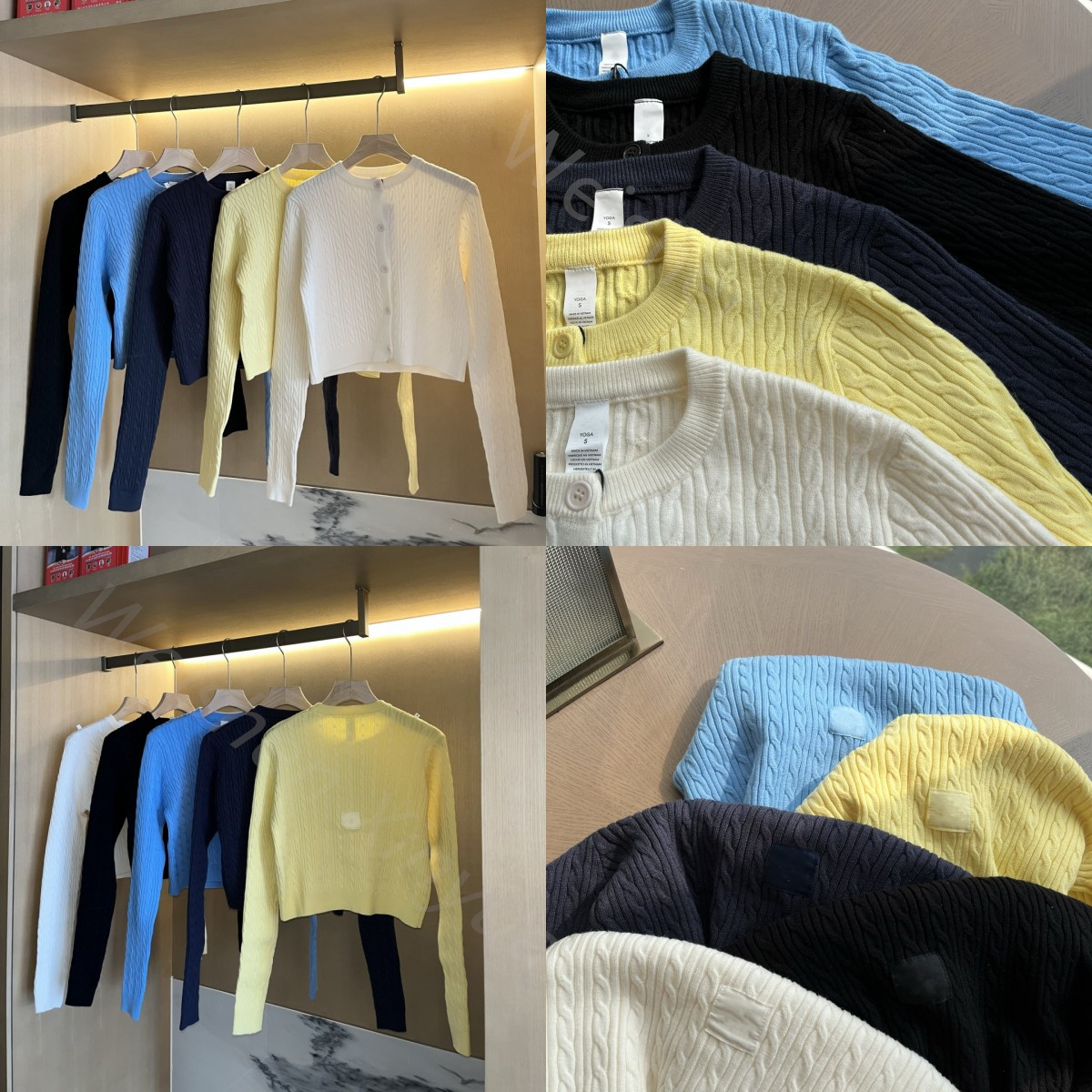 Womens Luxury knits sweater Designer Pullover For yogawomen jacket Fashion Turtleneck Autumn Long Sleeve Cardigan Logo Embroidery Coat Lady