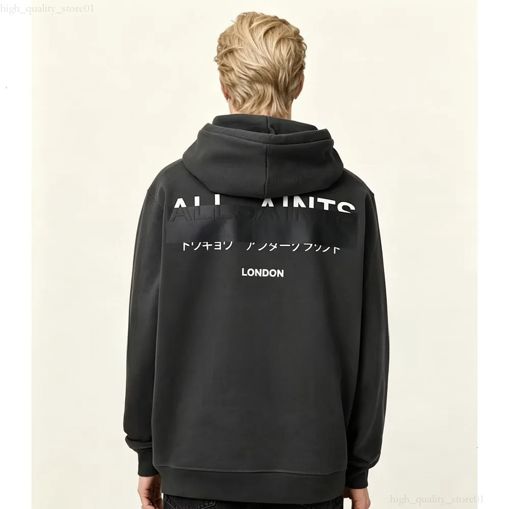 All Saints Hoodies Designer Luxury Men Y2k Mens Zip Up All Saints Sweatshirts Sporty Thick Warm Sweater Streetwear Outfit Designer Men Oversize All