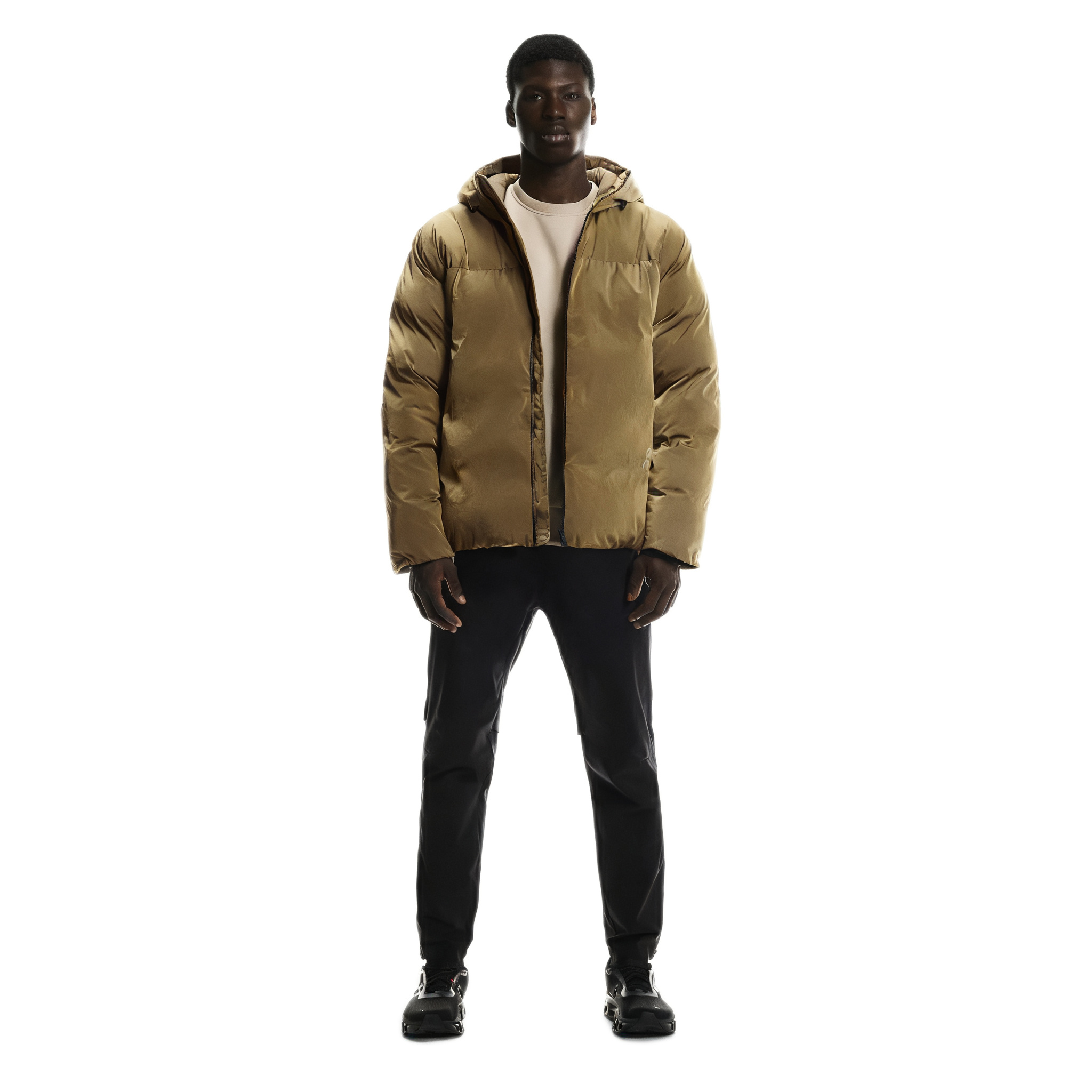 Mens Down Parkas Down Jacket Mens Fur Hooded Winter Coat With Zipper Closure Warm Fleece Lined Padded Design For Cold Weather