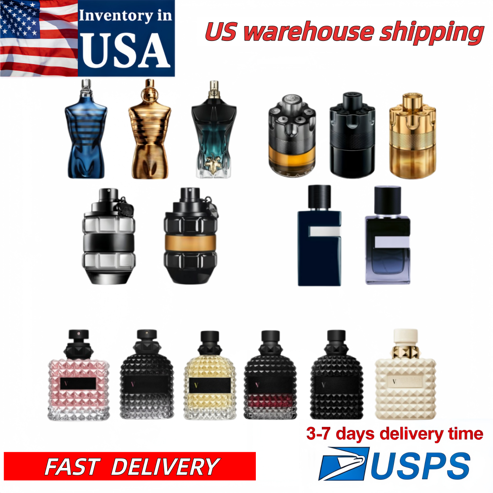 USA Warehouse 3-7 Days Fast Delivery via USPS Men's High Quality Long Lasting Cologne Body Spray, Fresh Spicy Woody Fragrance Perfume for Men &