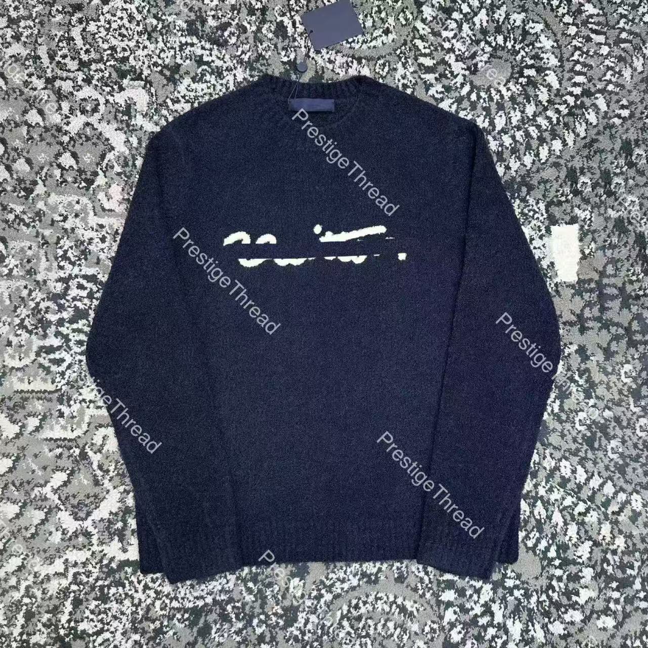 26 New Knitted Pullover Sweater High-Quality Designer Men's Sweaters with Letter Embroidery Logo Long Sleeve Sweater