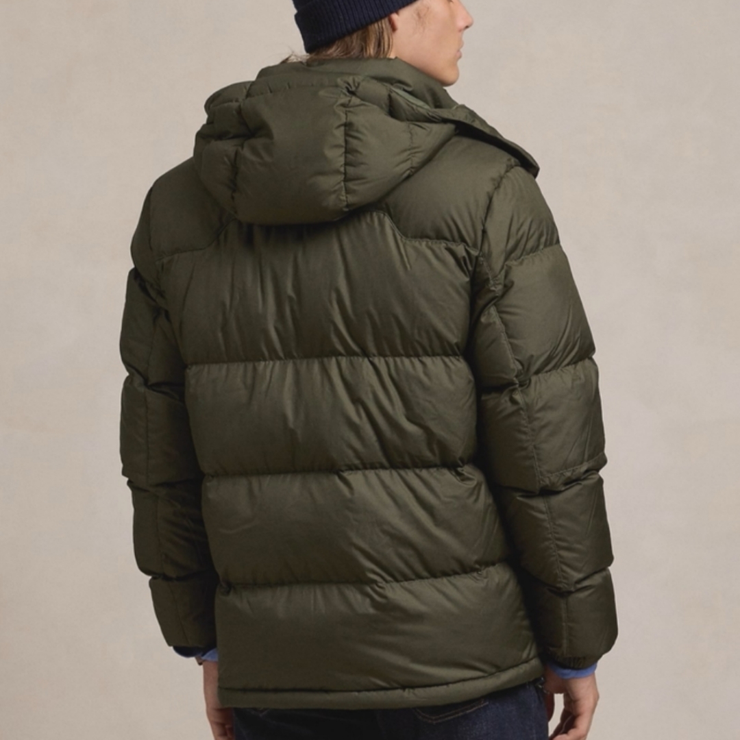 polo puffer jacket winter jacket men designer down polo jacket Real duck down Velvet filling capacity 280-350g Full warmth retention puffer jacket