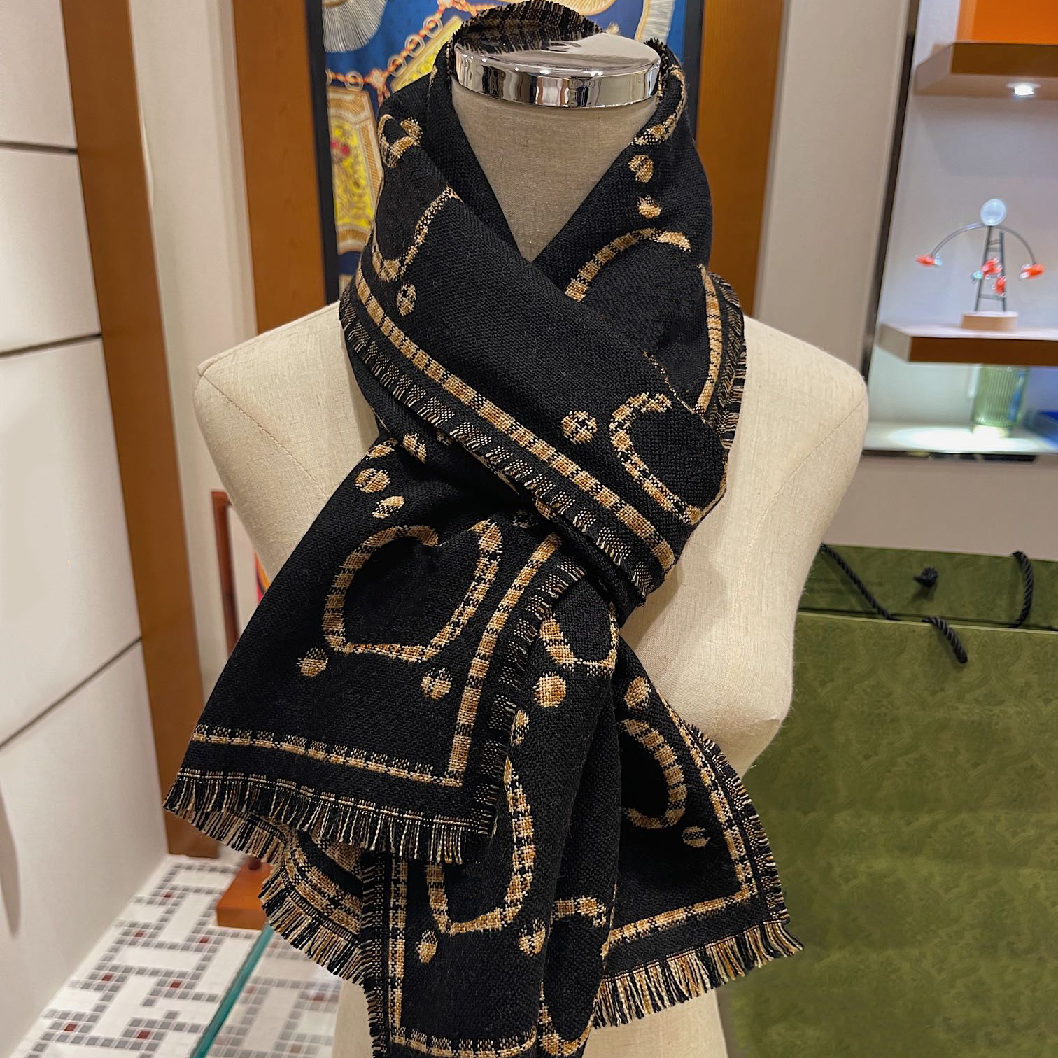 Scarves Designer Scarf luxury Letter Cashmere Wool Scarves for Women Men Double Sided Letter Winter Scarf Fashion Classic Shawl Headband Pashmina Wi