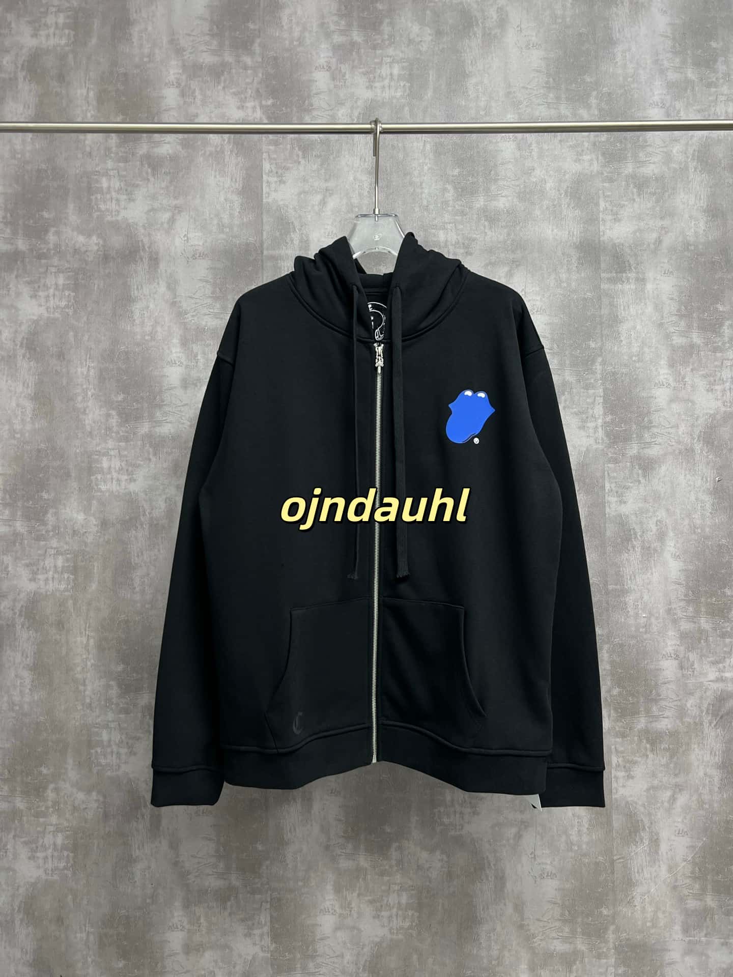 essential hoodie Long Sleeve Zip Up Hoodie Pure Cotton Print Jacket Casual Washed Sweatshirt Autumn Fleece Embroidered Sweatshirt 161