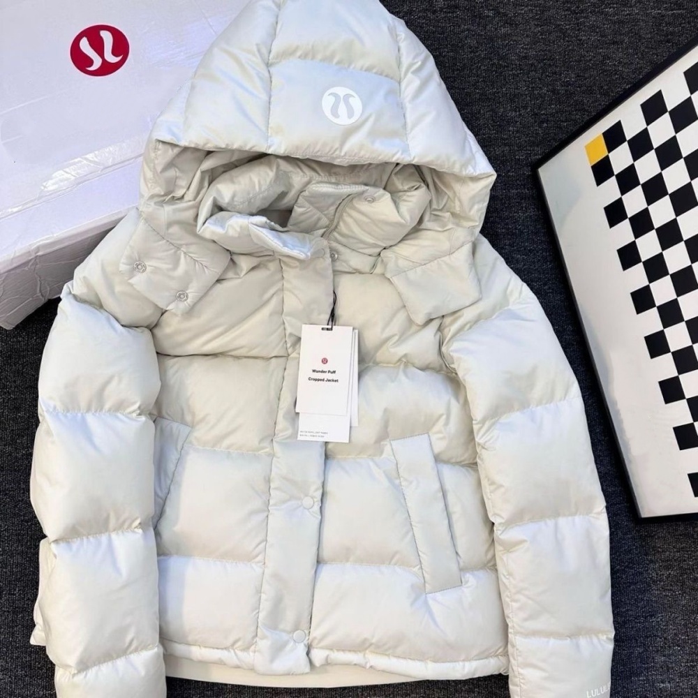 Womens Coat Puffer Jacket Women Wunder Puff Hooded Cropped Puffer Vest 5 Grid Quilted Down Gilet Loose Cinched Waist Sleeveless Jacket Warm Winter O