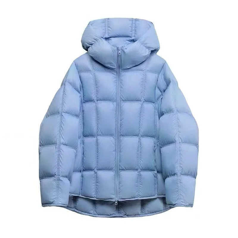 White Winter Duck Down Jacket Women 2025 Female Thick Warm Fluffy Parkas Puffer Coat Outwear S261014ID9K