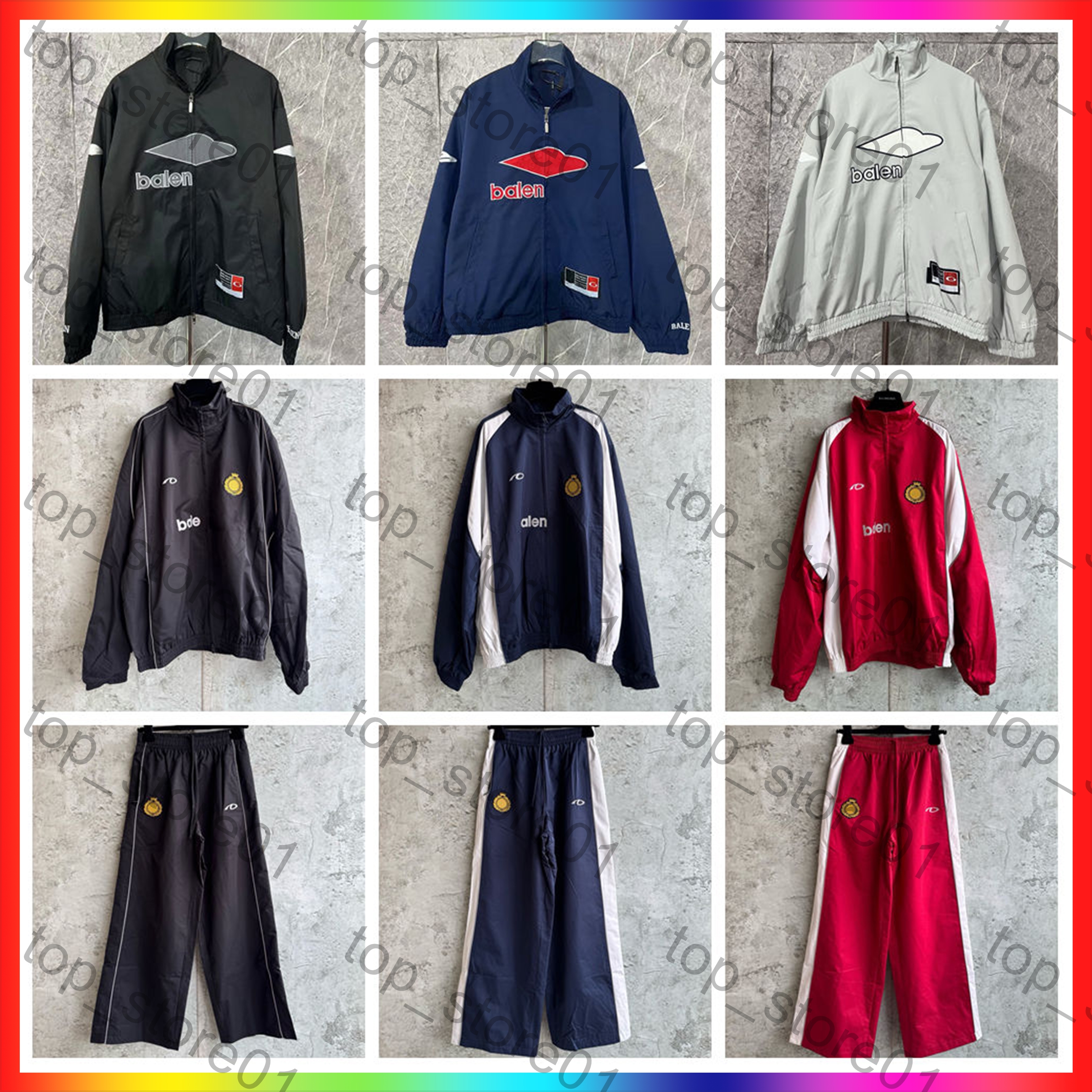 5A 2026 New designer hoodie Quick Drying Zipper Jacket Embroidered Patterns Retro Racing Jacket Fashion mens windbreaker hoodie Drawstring Pants Run