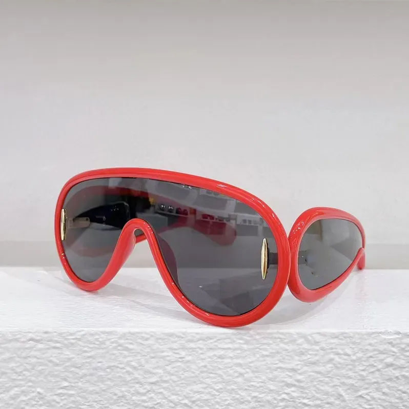 Lunettes de soleil rouges Mode espagnole LW40108i Designer de luxe 2026 Lunettes de soleil pour hommes et femmes avec boîte