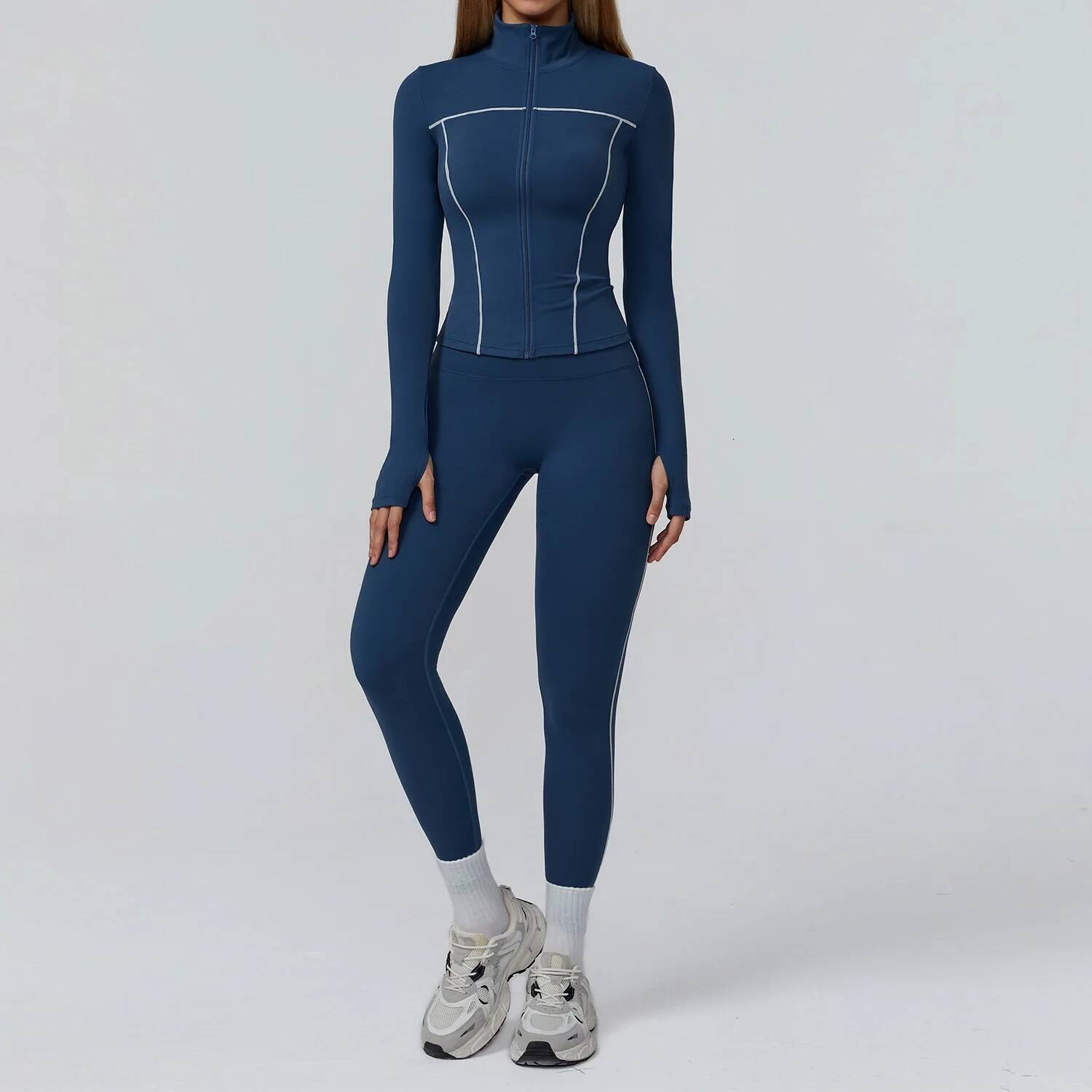 2/3PCS Suit Gym Women's Set Fitness Workout Clothes Female Long Sleeve Sports Bra Athletic Wear Yoga Clothing