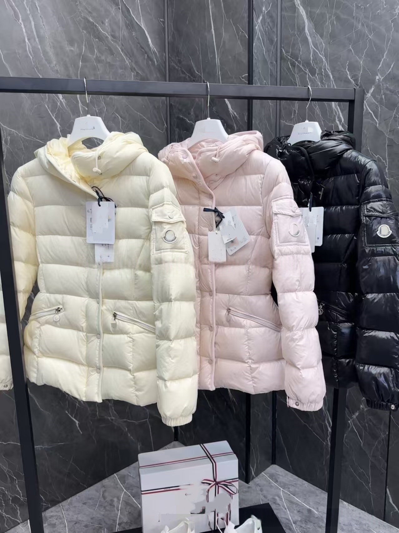 Winter women's jacket, down jacket, women's designer top, women's winter coat, white duck down outdoor windproof and warm jacket