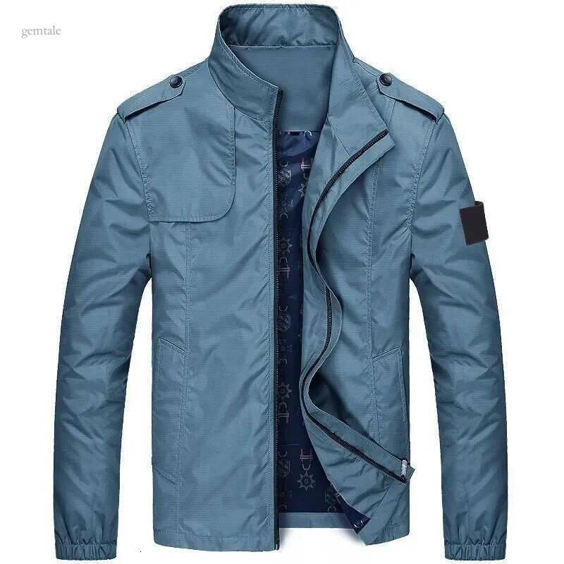 Stone jackets Mens Hooded Windbreaker Jacket Lightweight Waterproof Sun Protection Coat Zip Up Casual Streetwear Outdoor Running Hiking Pull Stone J