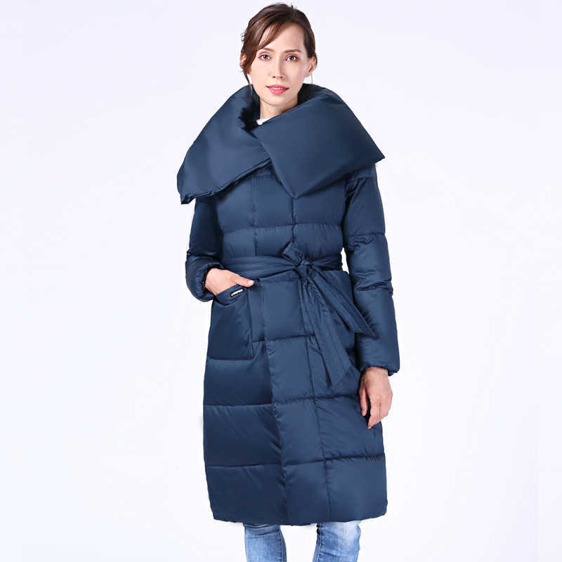 Womens Winter Coat Plus Size Hooded Warm Women Down Jacket BiologicalDown Female Parkas Docero S261014MZP5