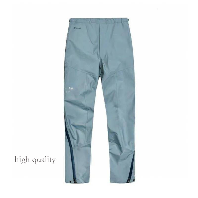 10A Hot Sales Arc Waterproof Pants Ski Trousers Goretex Arc Pant Windbreak Hard Shell Full Zipper Sweatpants Outdoor Skiwear Goretex Waterproof 8E5