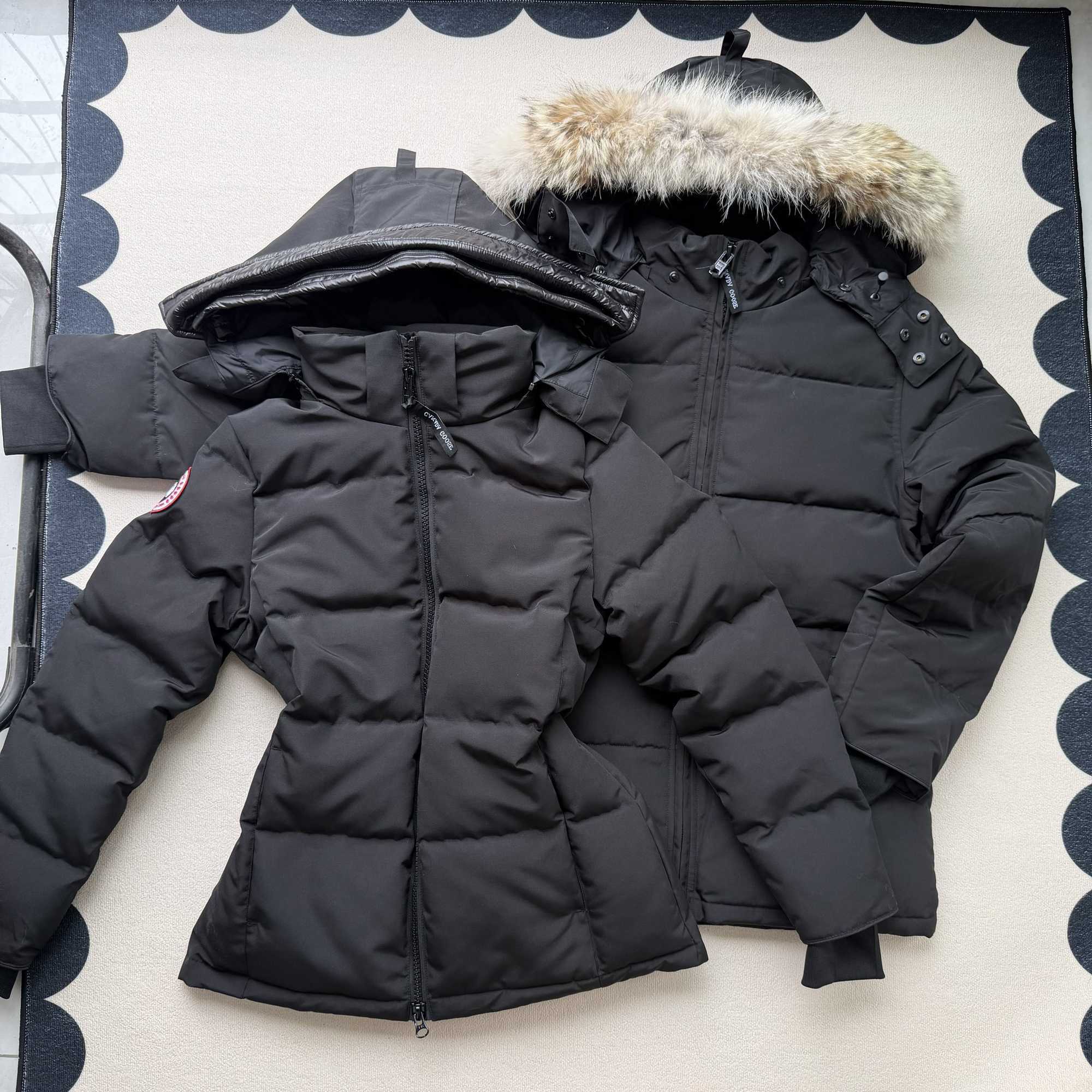 Women New Down Hooded Puffer Jacket Pocket Fur Collar Thermal Top Female womens autumn winter Large Clothing Christmas Coats Doudoune Femme S261014S
